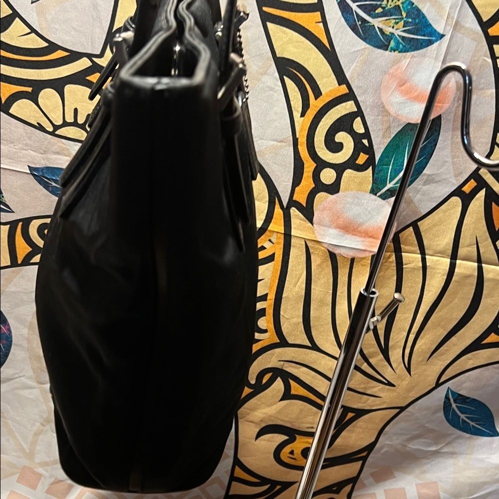 Vintage Coach Mercer Black Nylon Twill Tote - #9321 - Picture 6 of 13